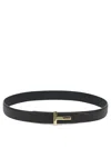 Tom Ford Reversible Belt 30 Mm Belts Brown In Black