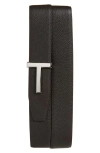 Tom Ford T Icon Reversible Soft Grain Leather Belt