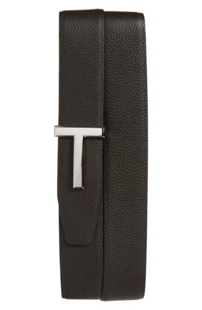 Tom Ford T Icon Reversible Soft Grain Leather Belt