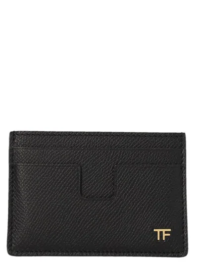 Tom Ford Logo Card Holder Wallets And Card Holders Black