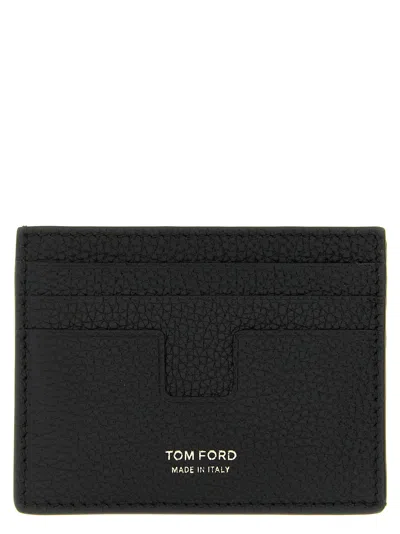 Tom Ford 't Line' Card Holder In Black