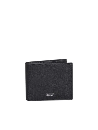 Tom Ford T Line Classic Bifold Wallet In Black