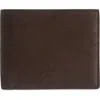 Tom Ford T-line Nubuck Leather Bifold Wallet In 1b076 Deep Umber