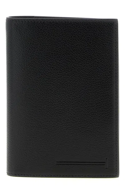Tom Ford 't Line' Passport Holder In Black