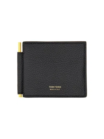Tom Ford Moneyclip T Line In Black