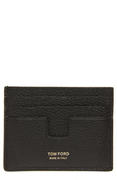 TOM FORD TOM FORD T-LINE SOFT GRAIN CARD HOLDER
