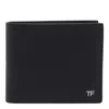 Tom Ford Textured Leather Bifold Wallet And Cardholder In Black