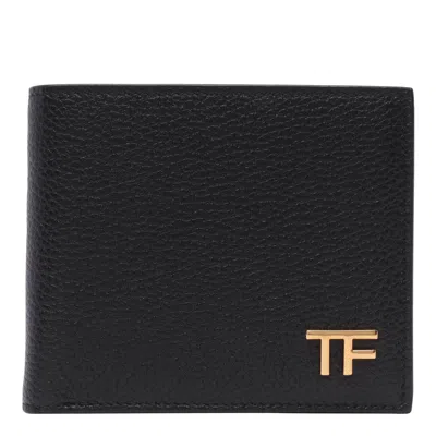 Tom Ford T Line Wallet In Black