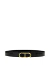 Tom Ford T-logo Belt In Black