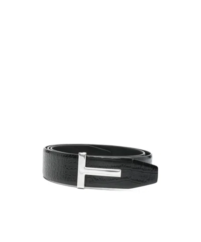TOM FORD TOM FORD EMBOSSED REVERSIBLE BELT