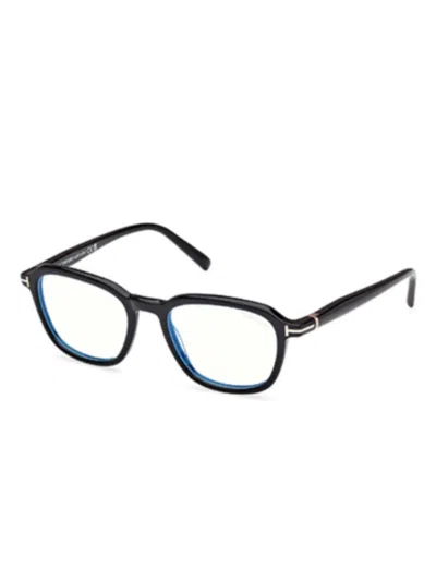 Tom Ford T-logo Frames In Schwarz