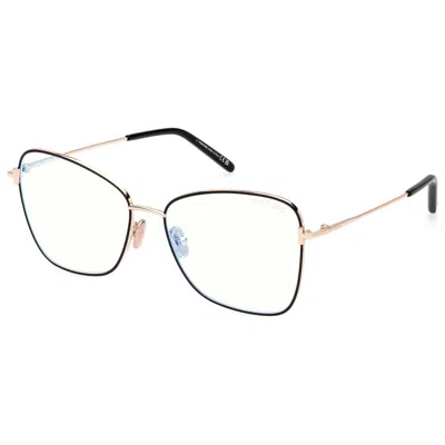 Tom Ford T-logo Women's Opticals In Brown