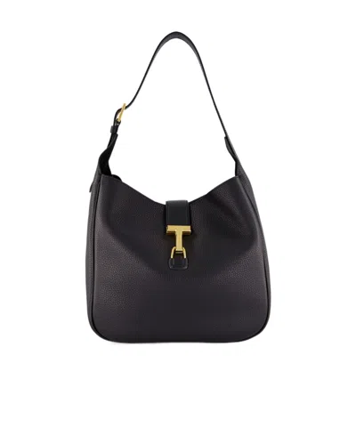 Tom Ford T Pin Shoulder Bag In Black