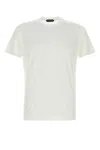 Tom Ford Pink Cotton Blend T-shirt In White