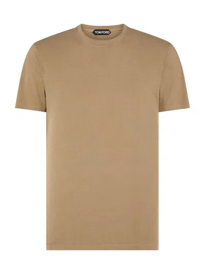 Tom Ford T-shirt In Brown