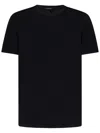 Tom Ford Cotton Crew-neck T-shirt In Black