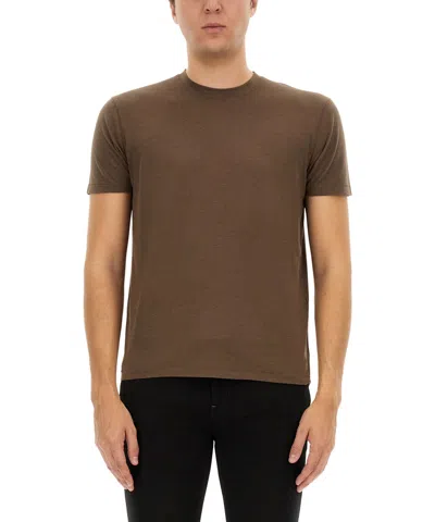 Tom Ford T-shirt In Brown