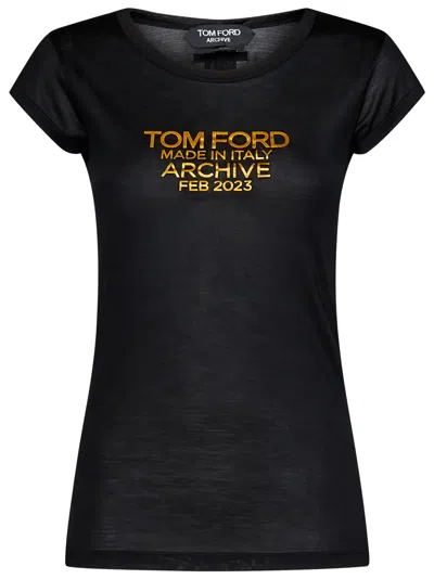 Tom Ford T-shirt In Black