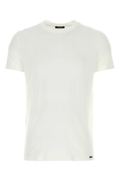 Tom Ford T-shirt Crew-xl Nd  Male In White