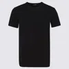 Tom Ford Black Stretch Cotton Crew Neck T-shirt