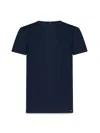 Tom Ford Midnight Blue Crew-neck T-shirt In Lyocell And Cotton In Gold
