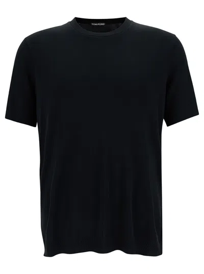 Tom Ford T-shirt Knit In Black