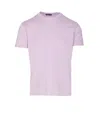 Tom Ford Cotton Blend Crewneck T-shirt In Purple
