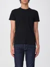 Tom Ford Regular Fit Black T-shirt With Classic Crew Neckline