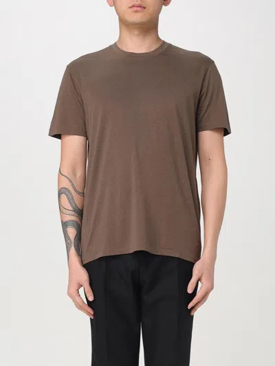 TOM FORD T-SHIRT TOM FORD MEN COLOR BROWN,G44060032