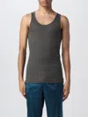 Tom Ford Logo Round Collar Rib Knitted Sleeveless Vest In Black