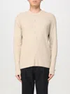 Tom Ford Mens Beige Ribbed Long-sleeve Cotton And Modal Henley Top In Sand