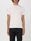 Tom Ford Placed Rib Slim-fit Lyocell And Cotton-blend T-shirt In White 1