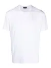 Tom Ford Logo-embroidered V-neck T-shirt In White