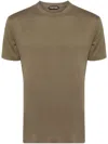 Tom Ford Slim-fit Lyocell And Cotton-blend Jersey T-shirt In Green