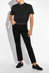 Tom Ford Black Stretch Cotton Crew Neck T-shirt In Black