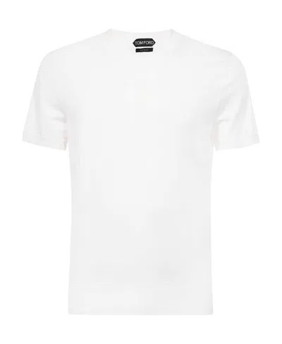 TOM FORD T-SHIRT WITH ROUND NECK AND SHORT SLEEVES