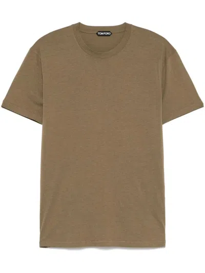 Tom Ford T-shirts And Polos In Brown
