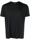 Tom Ford Black Stretch Cotton Crew Neck T-shirt In Black