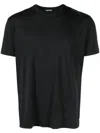 Tom Ford Black Stretch Cotton Crew Neck T-shirt In Black