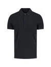 Tom Ford Black Short-sleeves Polo In Cotton Piquet Jersey Man In Black