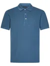 Tom Ford Towelling Polo Shirt In Blue