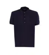 Tom Ford Polo Shirt With Button Placket And Collar In Blue
