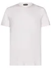 Tom Ford Placed Rib Slim-fit Lyocell And Cotton-blend T-shirt In Grey