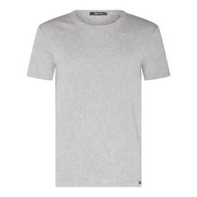Tom Ford Grey Cotton T-shirt