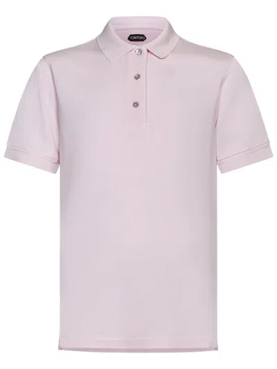 Tom Ford Pink Short-sleeved Polo