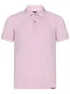 Tom Ford Pink Cotton Blend Towelling Polo Shirt In Pink