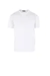 Tom Ford White Cotton T-shirt With Straight Hem In White
