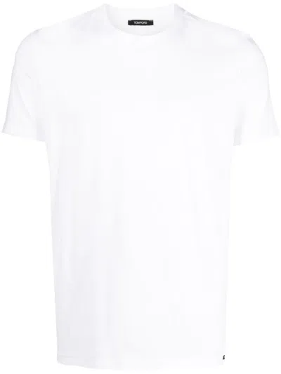 Tom Ford White Clothing T-shirts And Polos In Multi