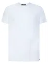 Tom Ford Placed Rib Slim-fit Lyocell And Cotton-blend T-shirt In White