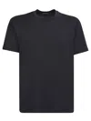 Tom Ford Midnight Blue Crew-neck T-shirt In Lyocell And Cotton In Blue
